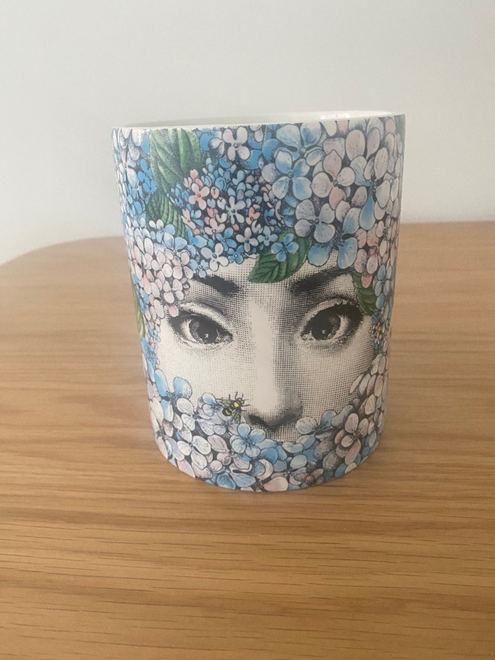 Fornasetti candle ( candle used) approx 6 x 4.5 inches